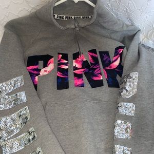 PINK Victoria’s Secret Half zip jacket